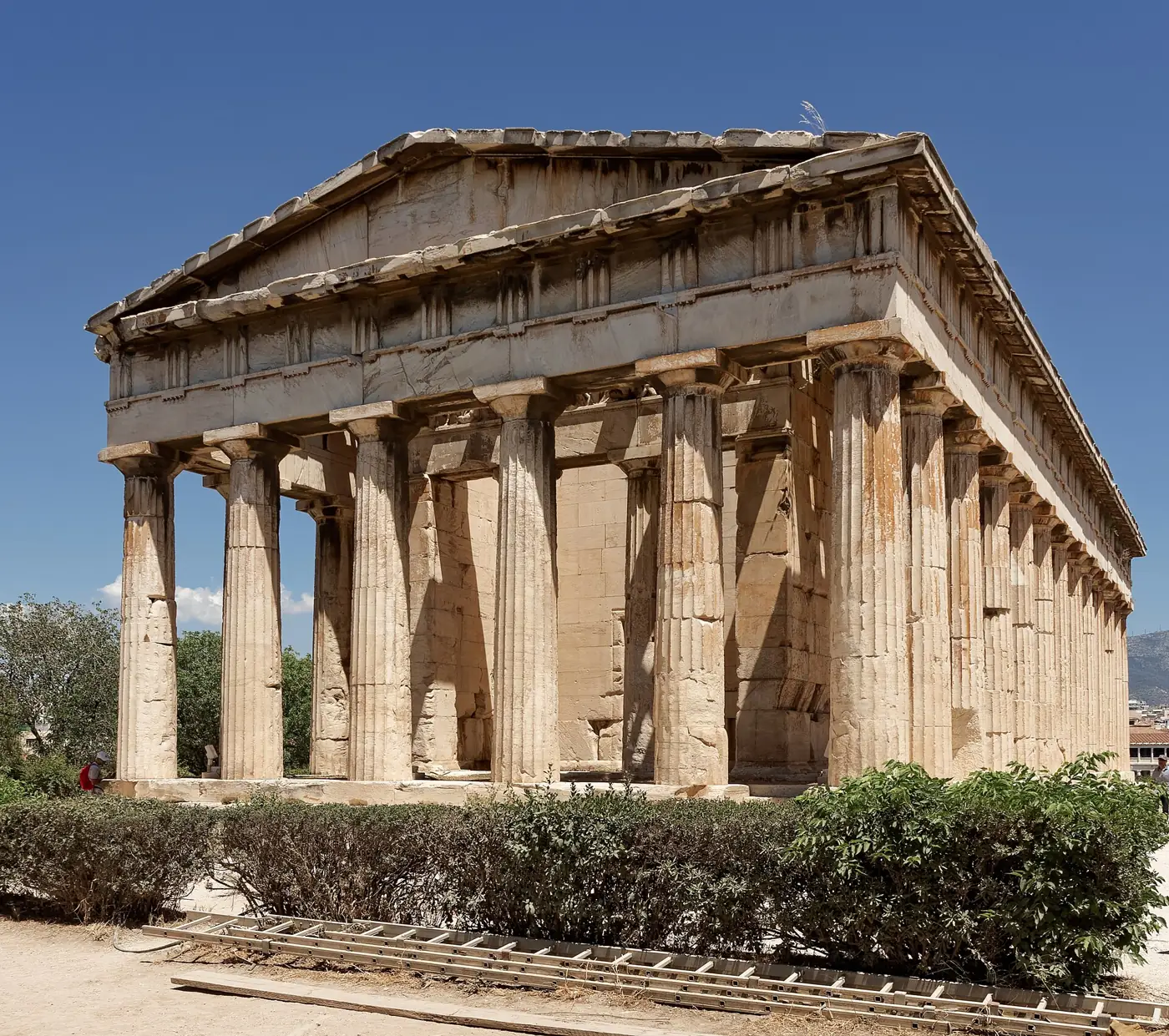 Temple of Hephaestus in the Ancient Agora Athens fully intact